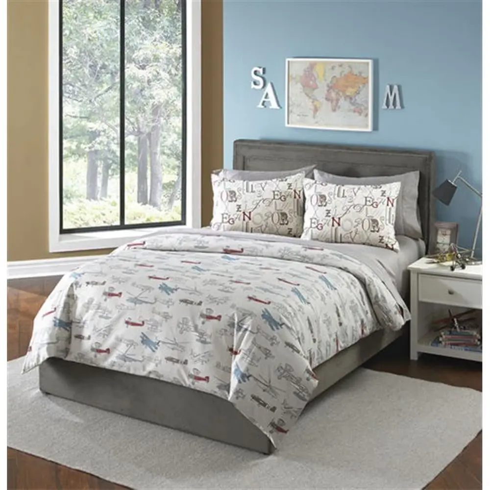 Kiddy Hawk Full 4 Piece Bedding Collection-1
