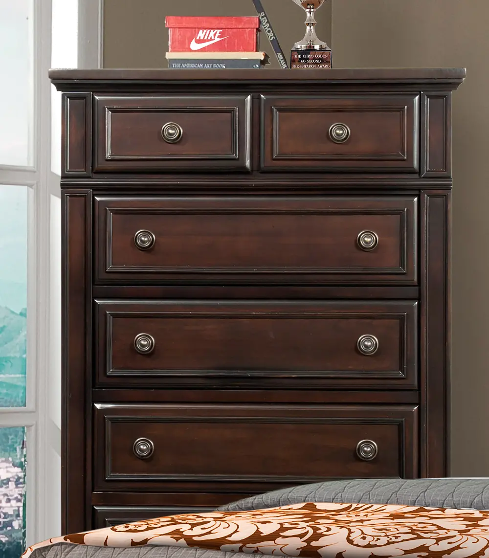 Harwich Cherry Chest of Drawers-1