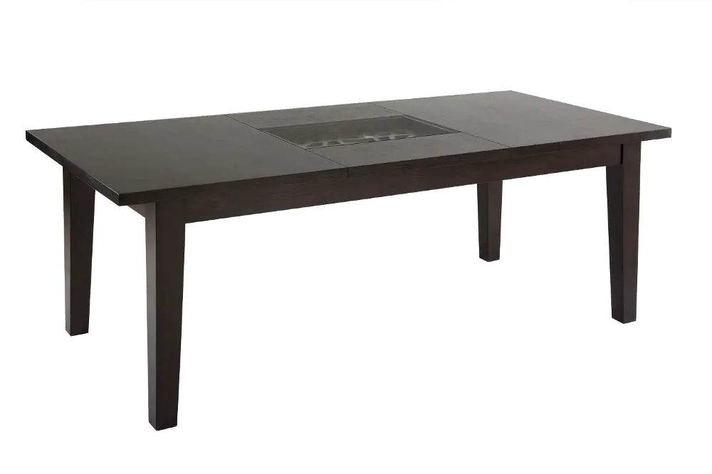 CRA-402/TABLE Dining Table - Ink+Ivy Crackle Brown Natural -1