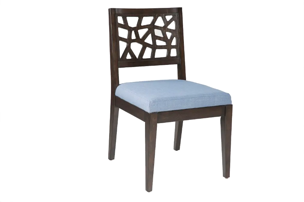CRA-18/SIDECHAIR Ink+Ivy Crackle Brown Natural Side Chair-1