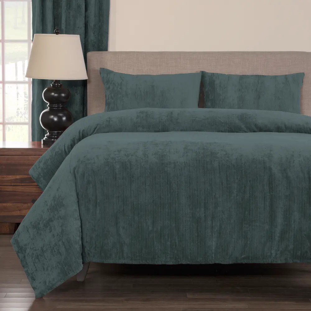 Draper Blue 4 Piece King Bedding Collection-1