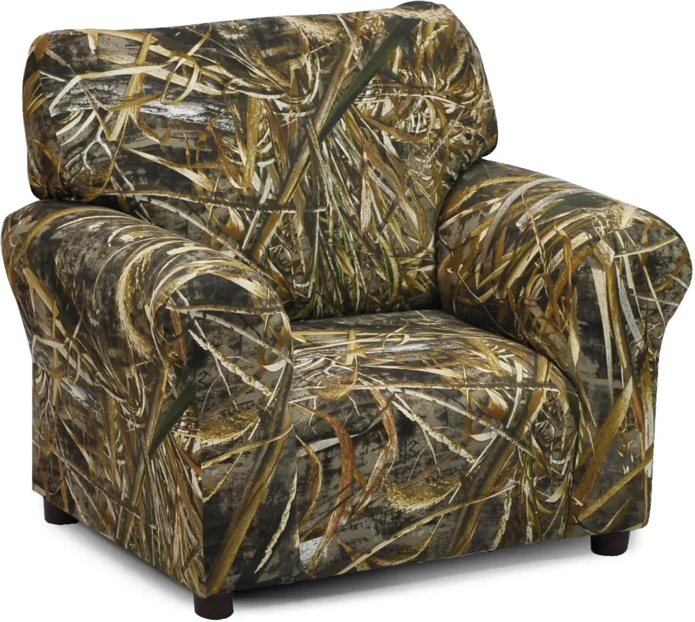 Camouflage Upholstered Club Chair - Real Tree -1