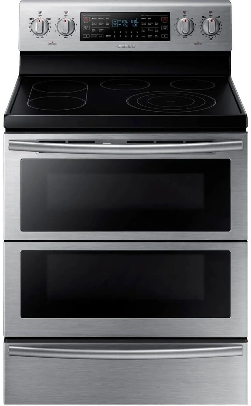 NE59J7850WS Samsung Double Oven Electric Range with Flex Duo - 5.9 cu. ft. Stainless Steel-1