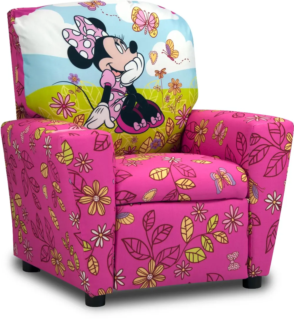 Disney's Cuddly Cuties Kid's Recliner - Minnie Mouse -1
