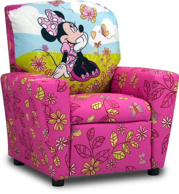 Decorate Your Kids Bedroom With Kid Furniture At Rc Willey Page 2 Disney S Cuddly Cuties Kid Recliner Minnie Mouse