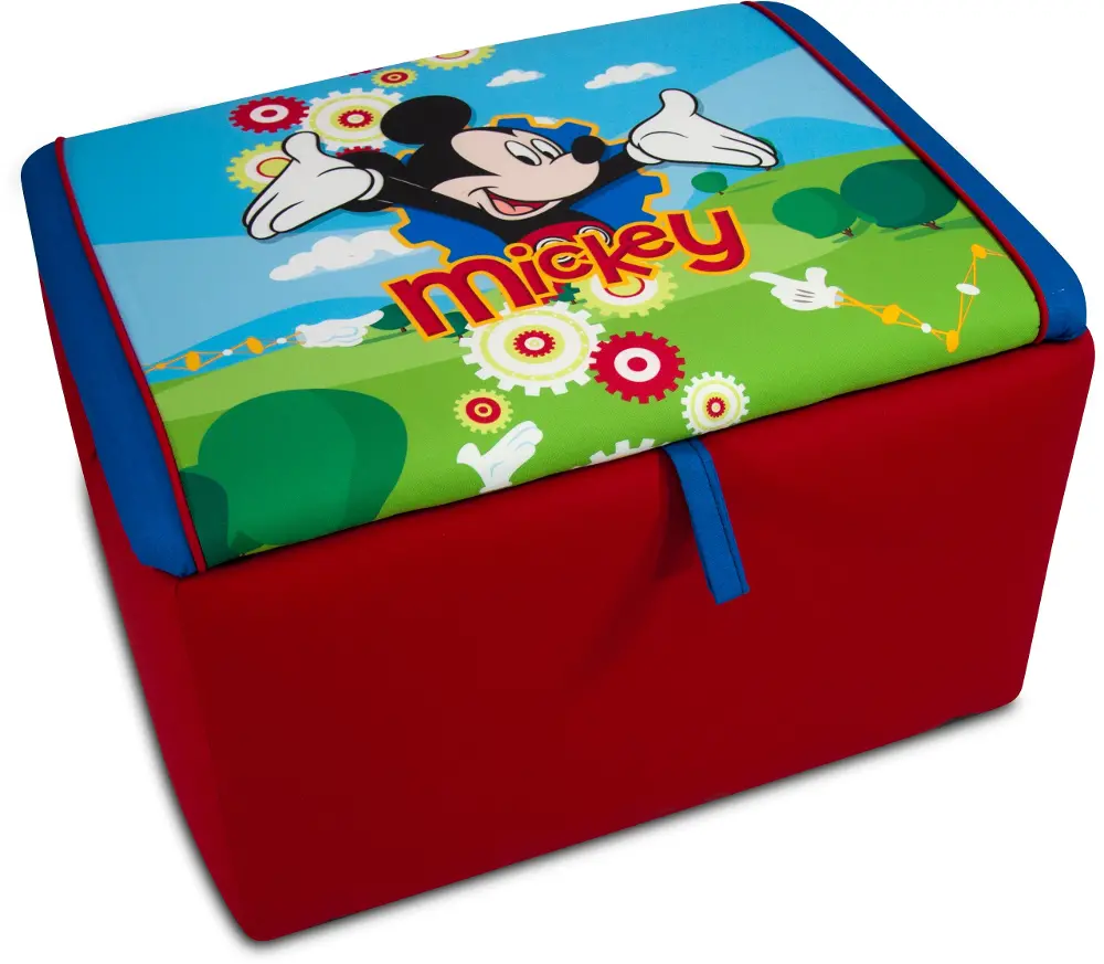 Disney's Upholstered Storage Box - Mickey Mouse Clubhouse-1