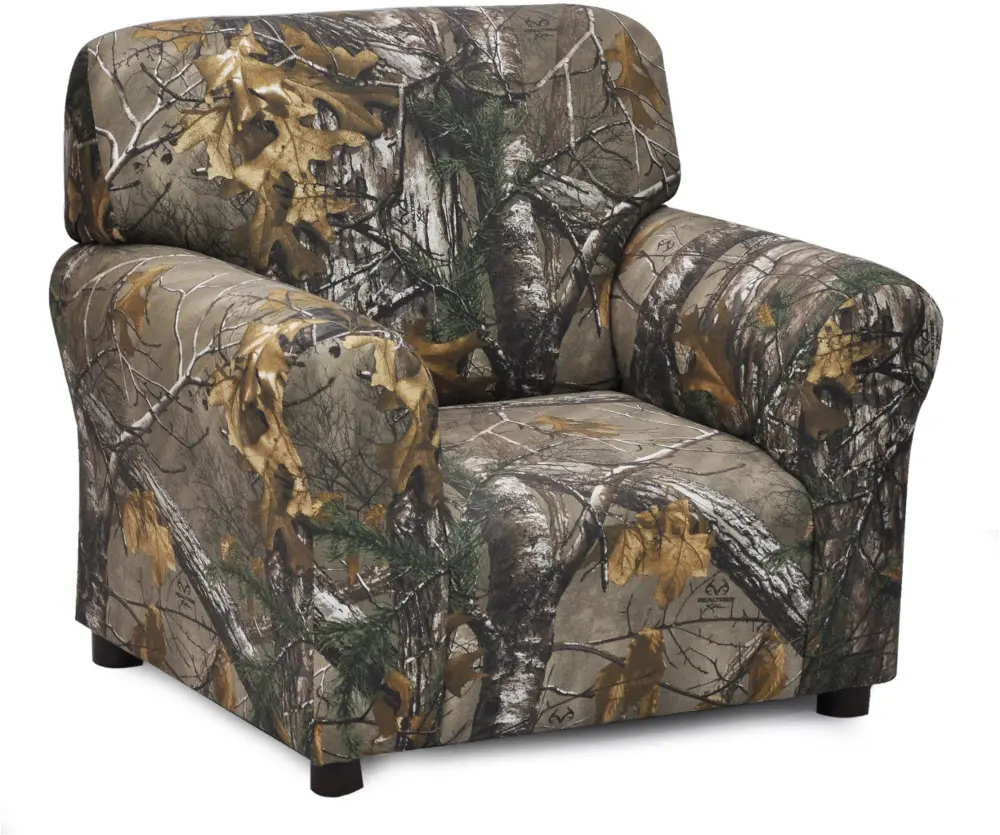 Woodsy Camouflage Xtra Club Chair - Real Tree -1