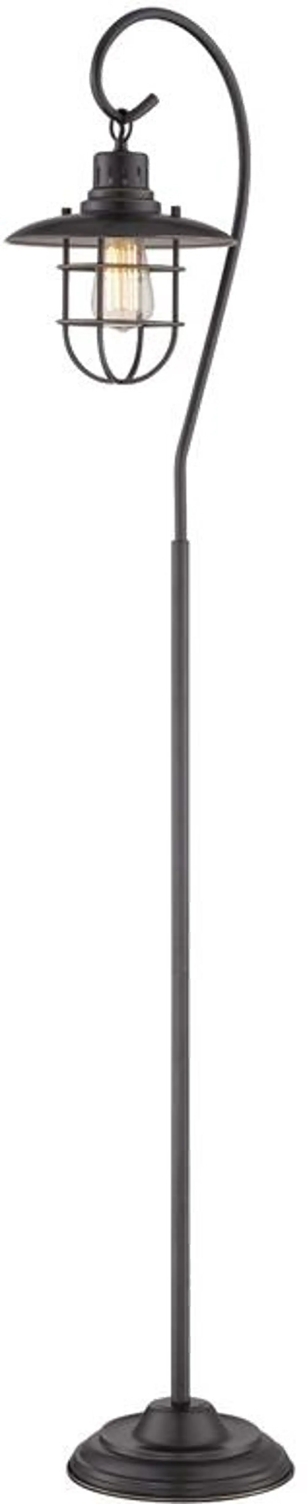 58 Inch Lanterna II Dark Bronze Lantern Floor Lamp-1