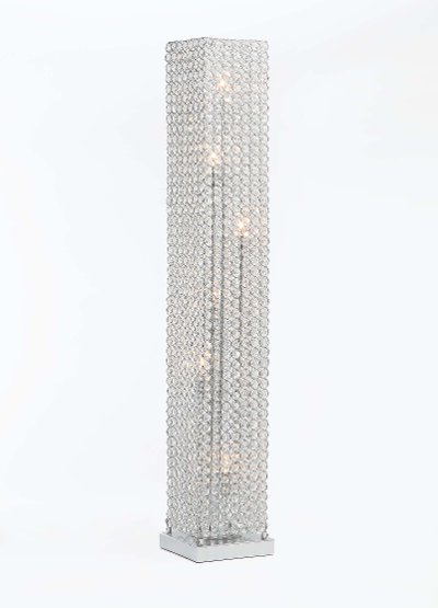 crystal tower table lamp