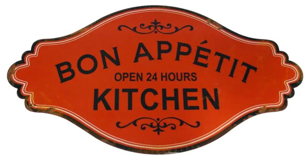 Bon Appetit Metal Kitchen Sign-1