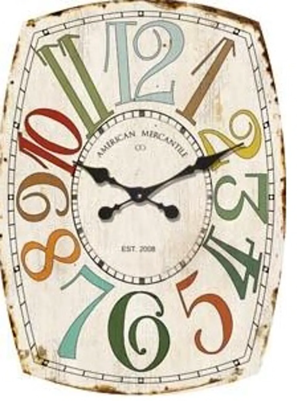 Multi-Colored 27 Inch Whimsy Wall Clock-1