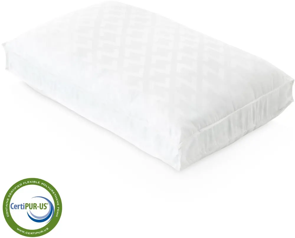 Full Gel Infused Dough Memory Foam Core Standard Pillow-1