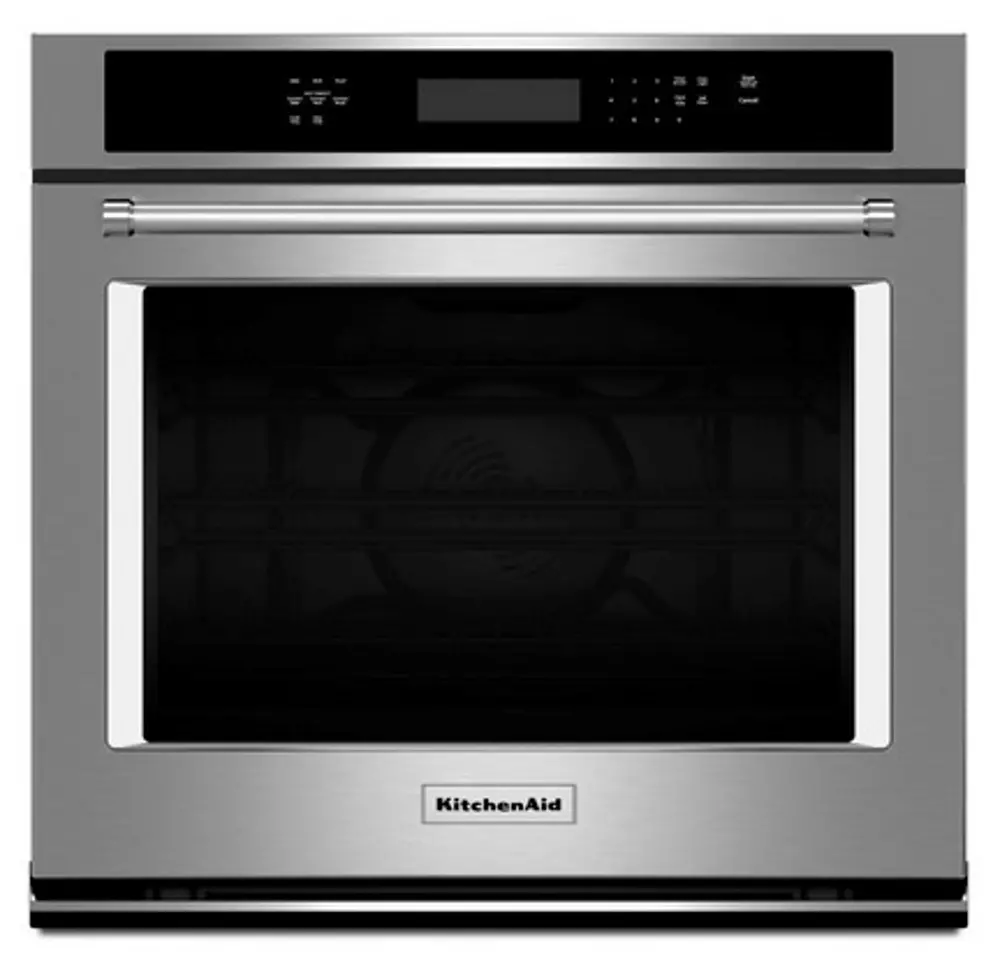 KOSE500ESS KitchenAid 5.0 cu ft Single Wall Oven - Stainless Steel 30 Inch-1