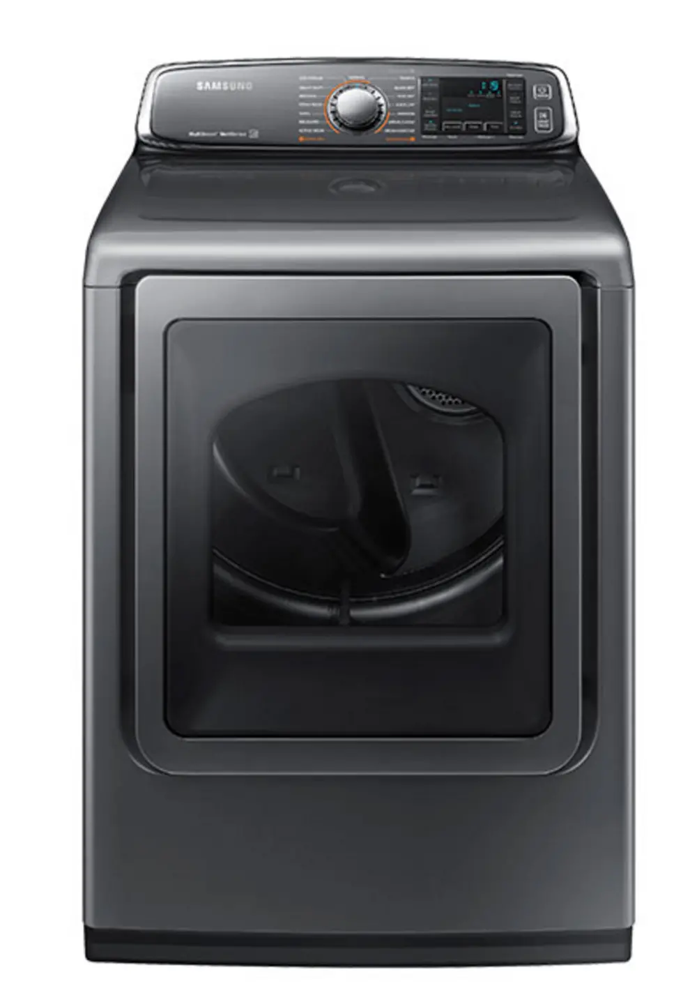 DV52J8700GP Samsung Black Stainless Steel 7.4 cu. ft. Gas Dryer-1