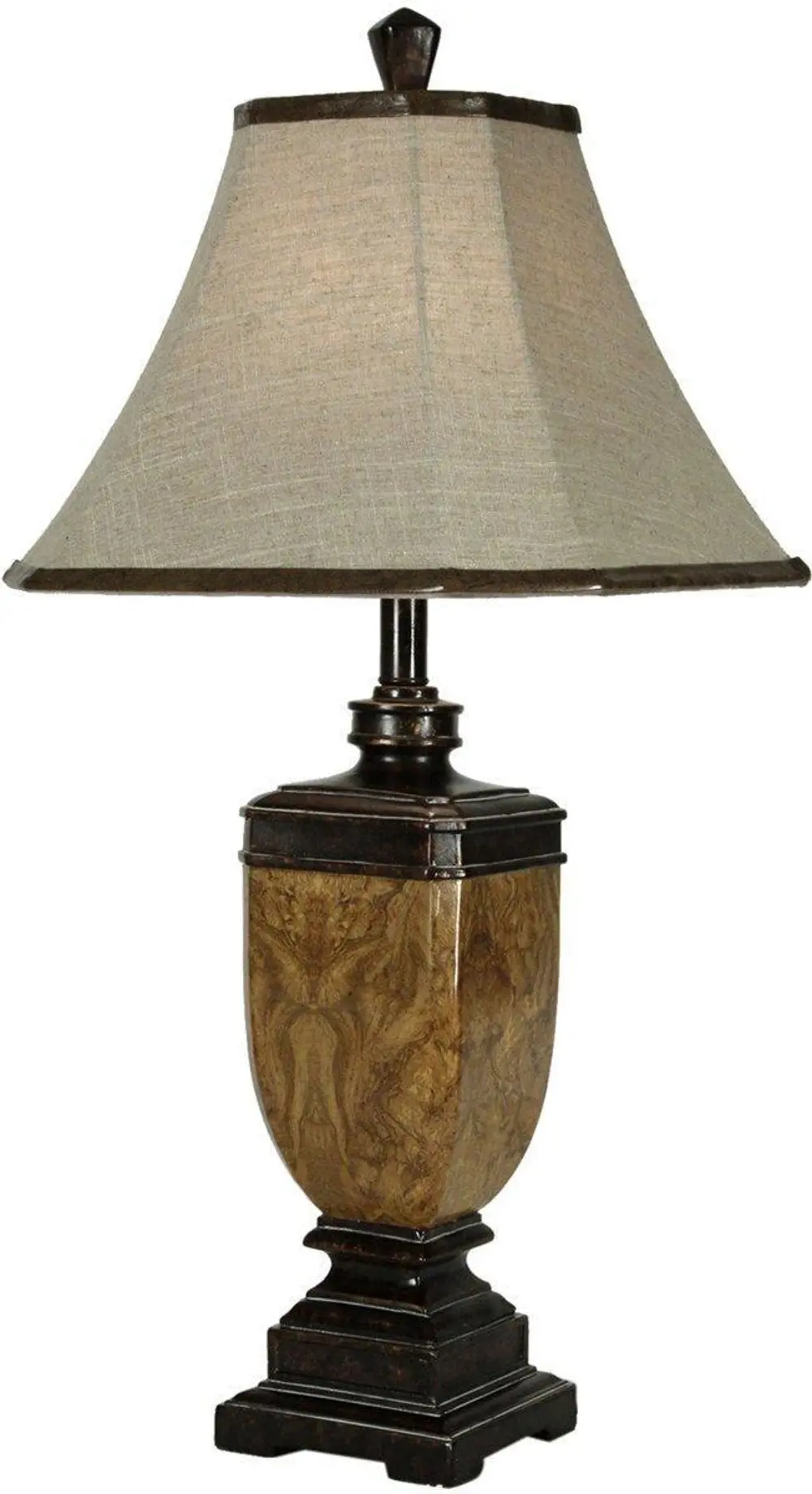 Brown Resin Table Lamp-1