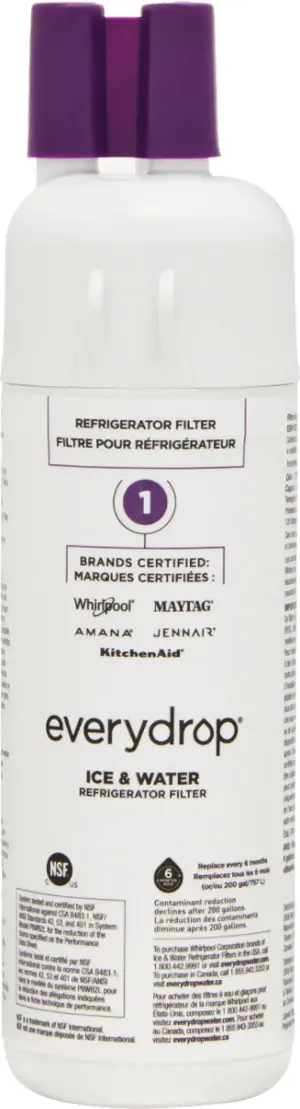 Whirlpool Refrigerator EveryDrop Ice and Water Filter