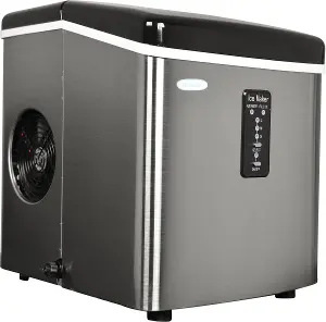 NewAir 28 lb Portable Ice Maker - Stainless Steel