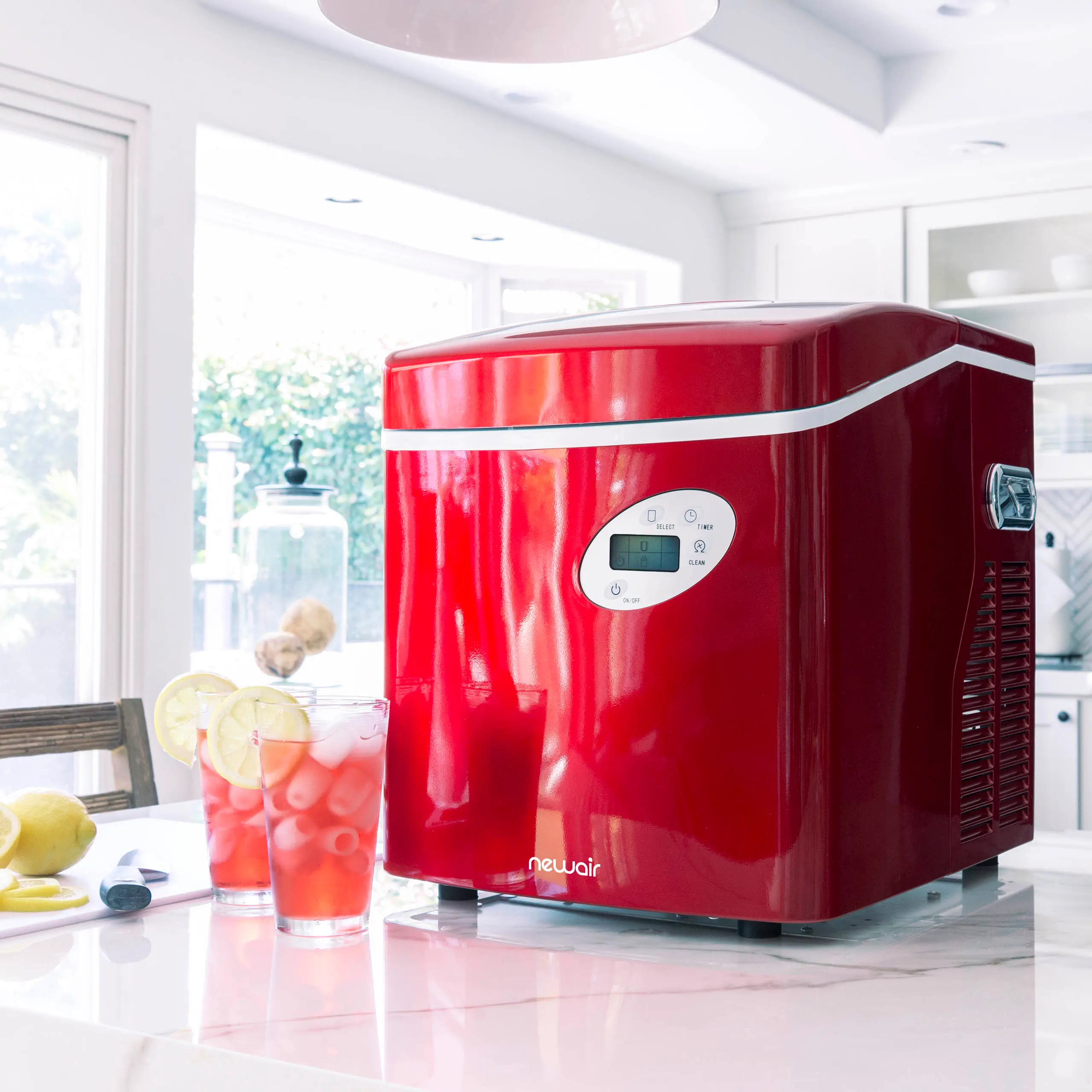 Red AI-215R Portable Ice Maker