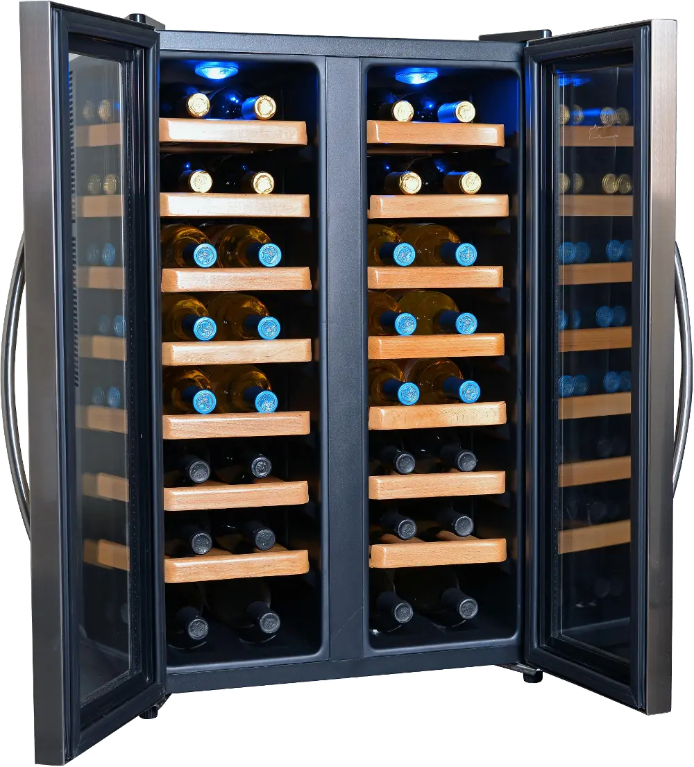 AW-321ED AW-321ED 32 Bottle Dual Zone Thermoelectric Wine Cooler-1