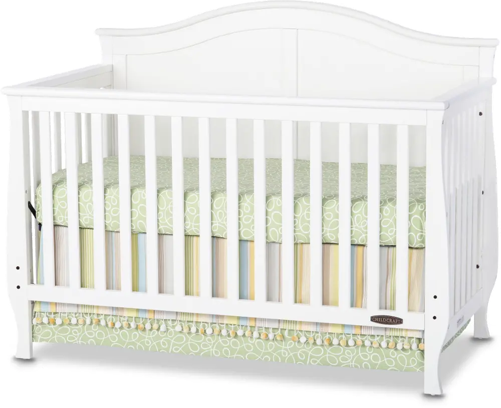F31001.46 Camden Matte White 4-in-1 Convertible Crib-1