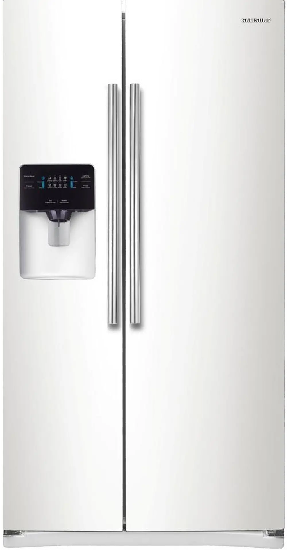 RS25J500DWW Samsung Side-by-Side Refrigerator - 36 Inch White-1