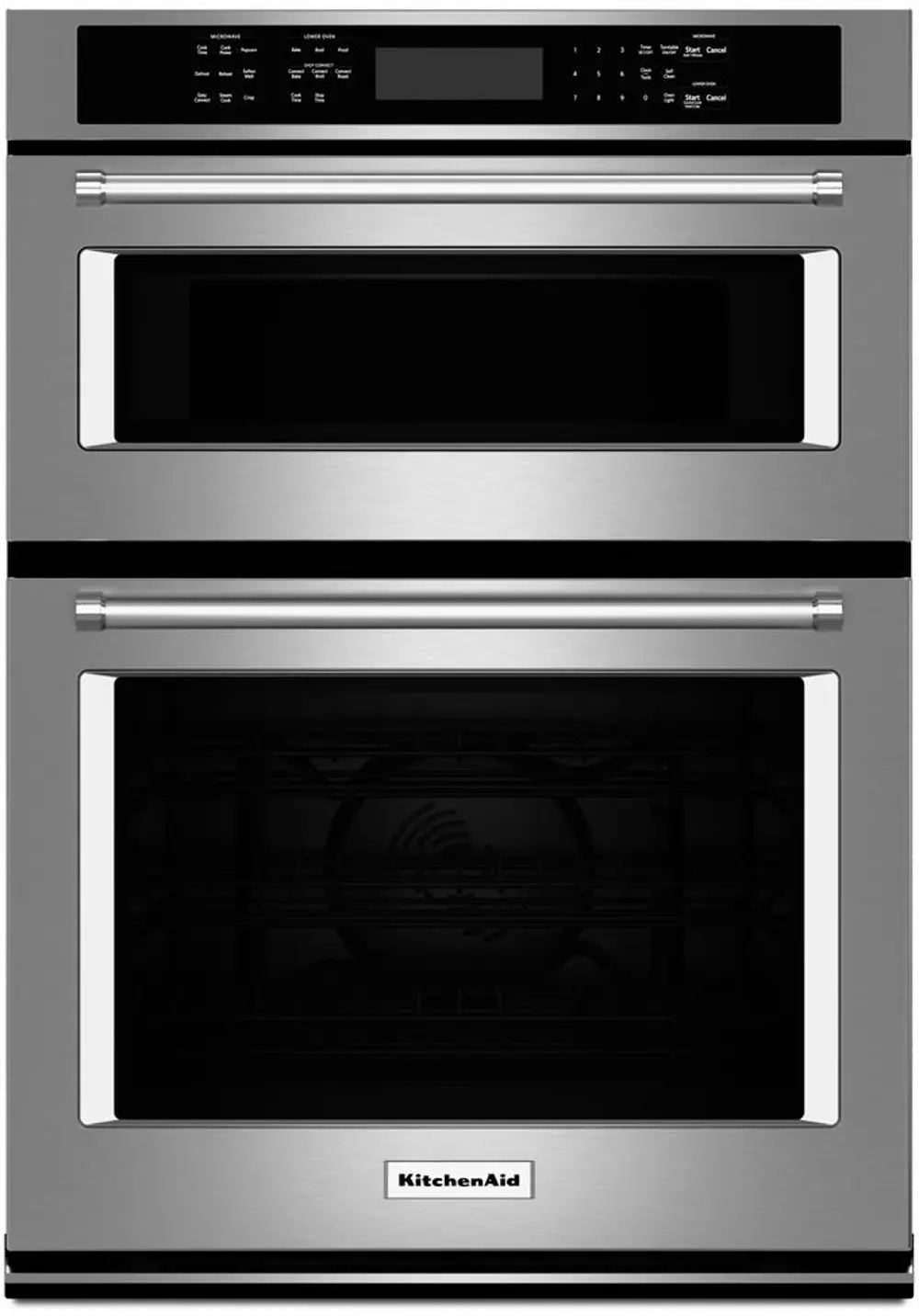 KOCE507ESS KitchenAid 5.7 cu ft Combination Wall Oven - Stainless Steel 27 Inch-1