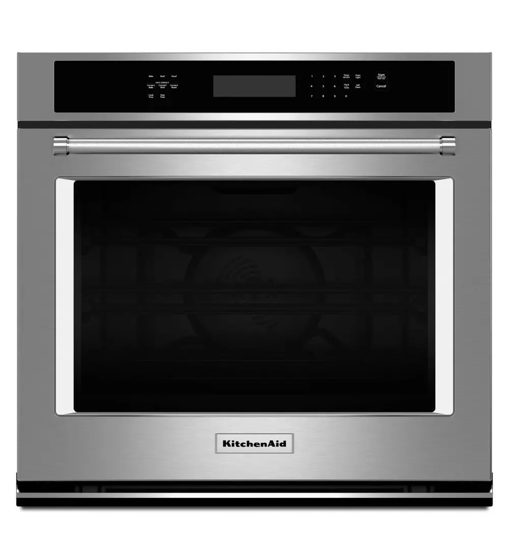 KOSE507ESS KitchenAid 4.3 cu ft Single Wall Oven - Stainless Steel 27 Inch-1