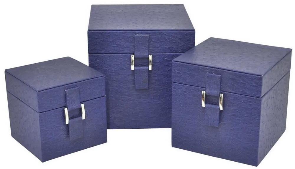 7 Inch Blue Decorative Box-1