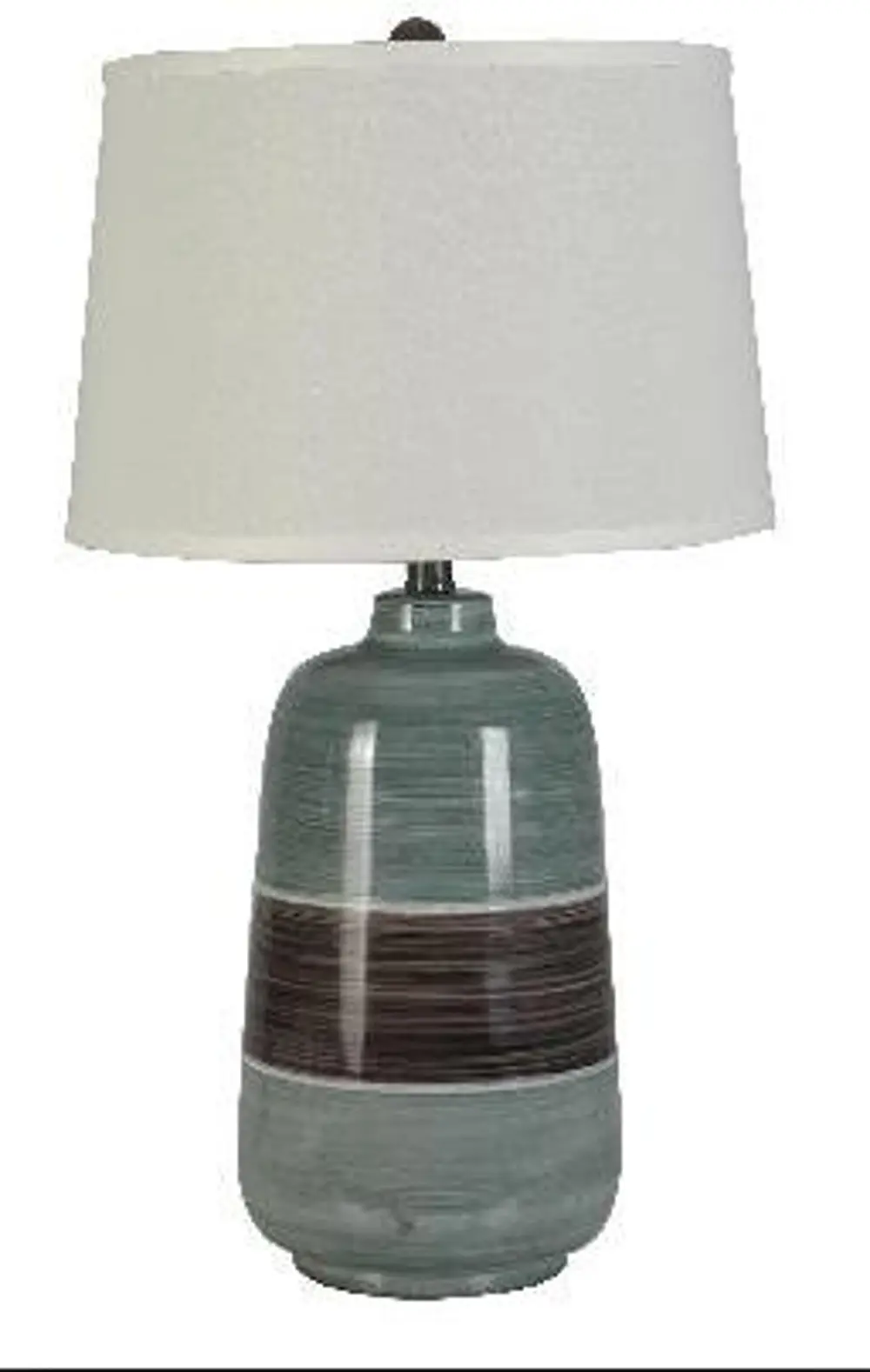 Celedon Green and Brown Table Lamp-1