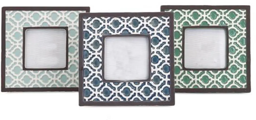 Assorted Multi-Color Geometric Picture Frame-1