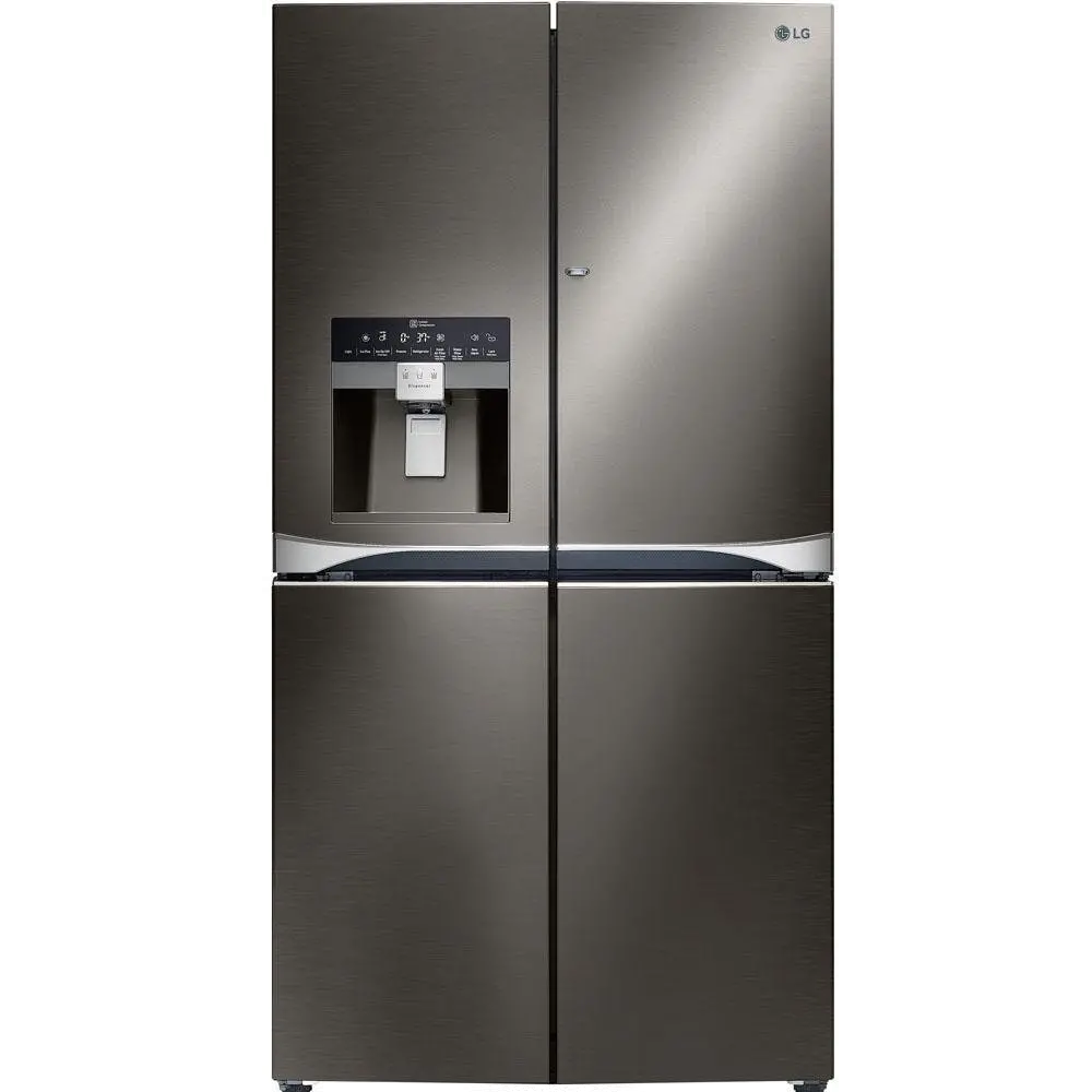 LPXS30866D LG Black Stainless Steel 4-Door French Door Refrigerator - 36 Inch-1