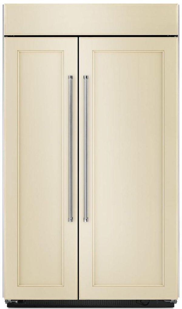 Built In Refrigerators Rc Willey Furniture Kbsn602epa Kitchenaid Built In Side By Refrigerator 42 Inch Panel Ready