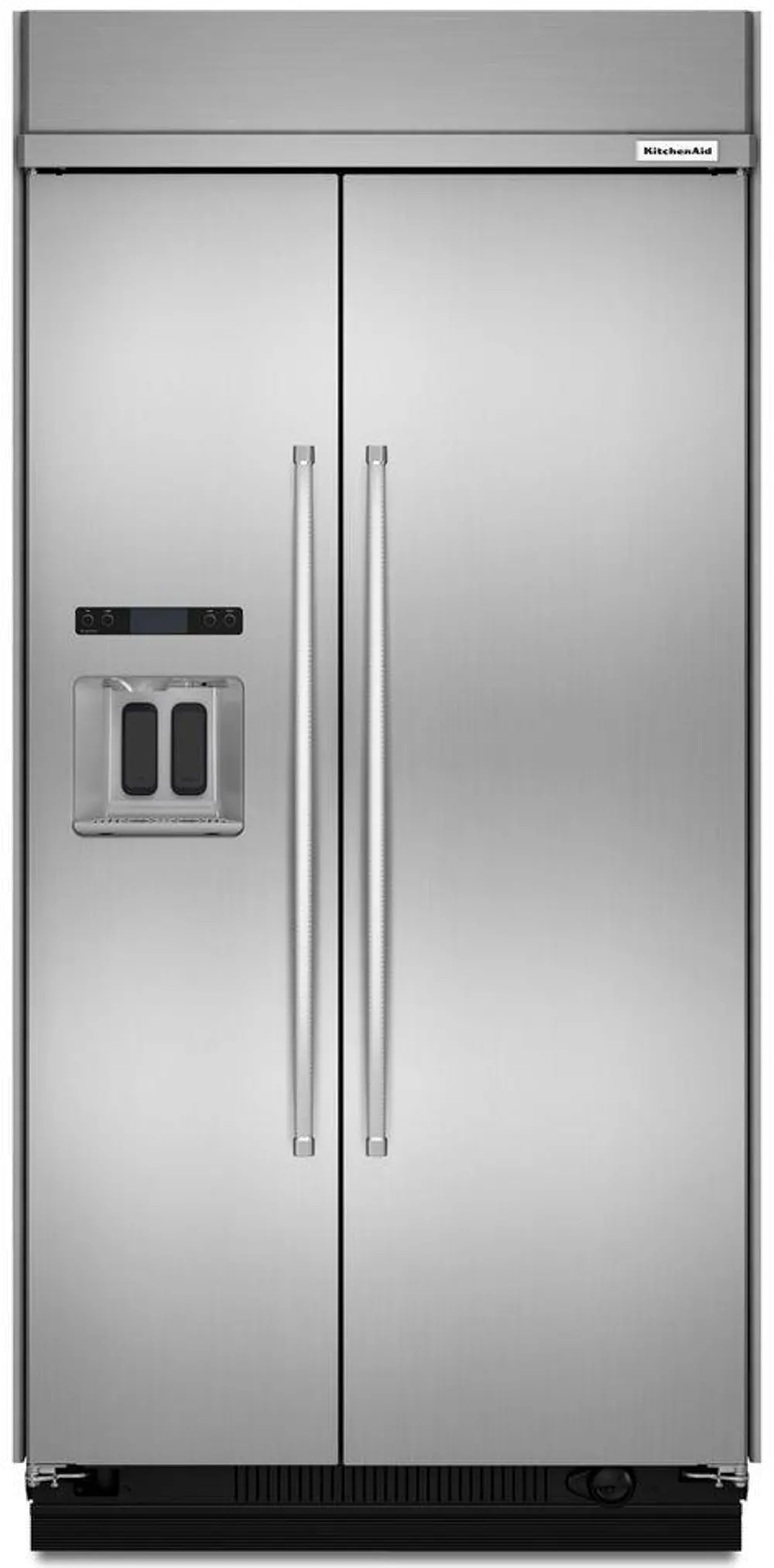 KBSD608ESS KitchenAid Built in Side by Side Refrigerator - 29.5 cu. ft., 48 Inch Stainless Steel-1