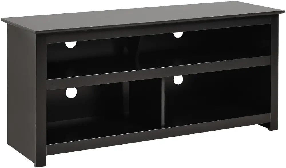Black Flat Panel TV Stand - Vasari-1