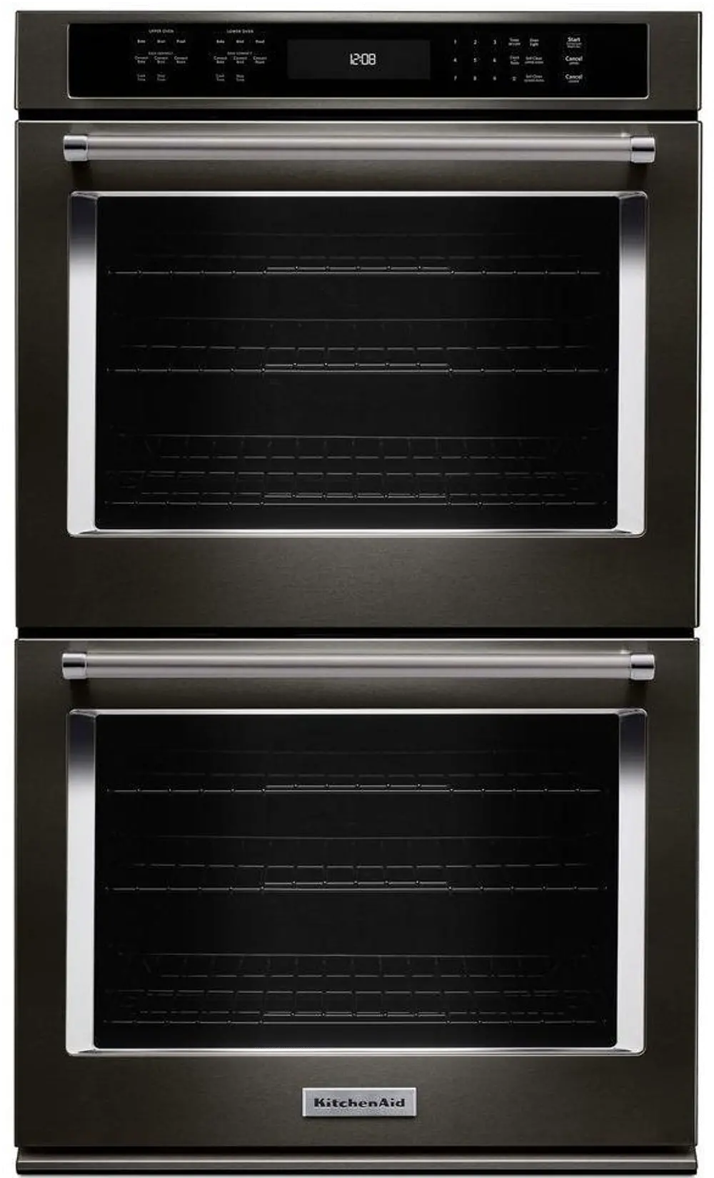 KODE500EBS KitchenAid 10 cu ft Double Wall Oven - Black Stainless Steel 30 Inch-1