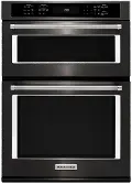KOCE500EBS KitchenAid 30 Inch Combination Wall Oven with Microwave - 6.4 cu. ft. Black Stainless Steel