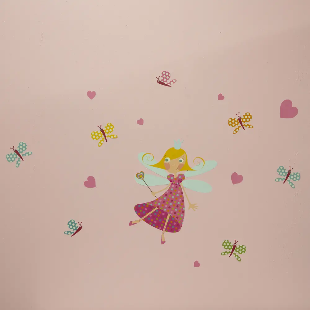 8050013 Wall Decal Set, Fairies and Butterflies - Joy -1