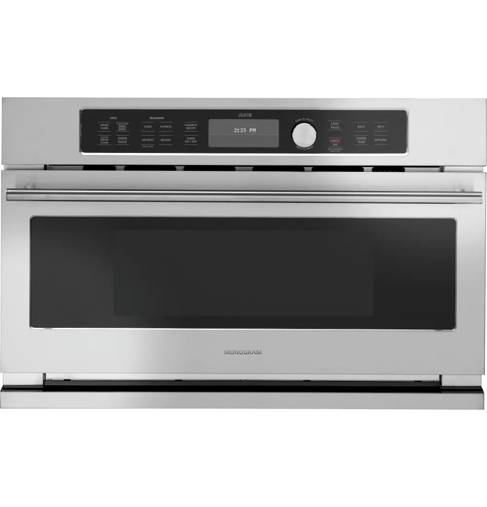ZSC2201JSS Monogram 30 Inch Built-In Microwave - 1.6 cu. ft. Stainless Steel-1