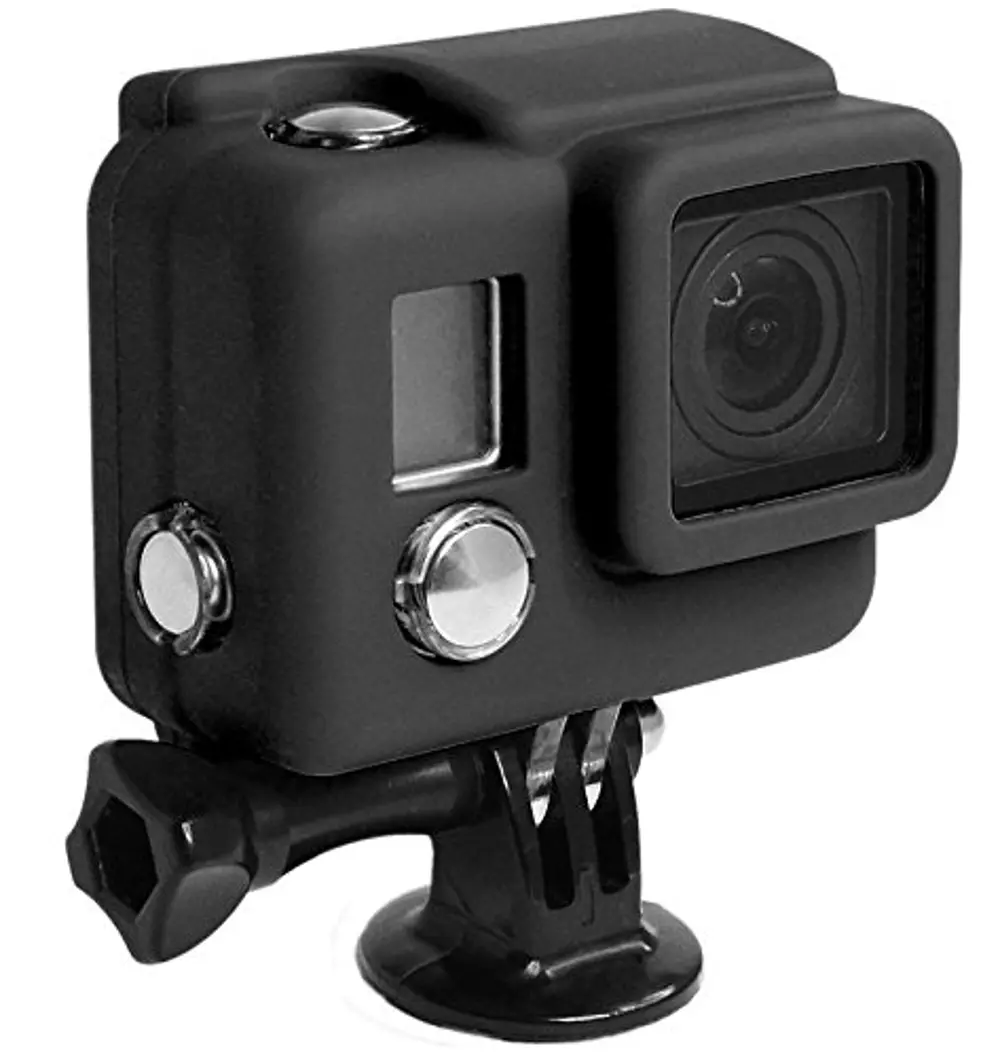SILG3+-100903 XSories Silicone Cover for GoPro Hero 3+ and Hero 4 - Black-1