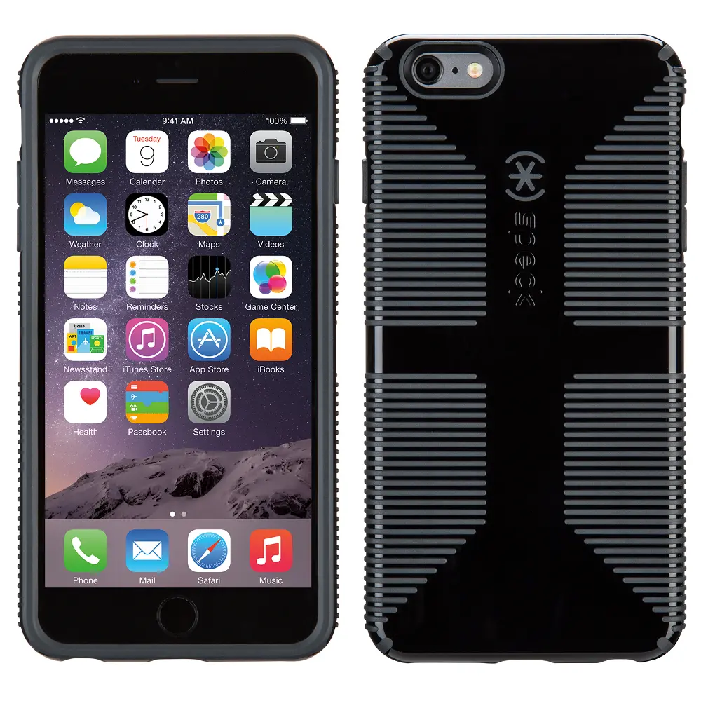 Speck Candyshell Grip Case for iPhone 6 Plus - Black/Slate Gray-1