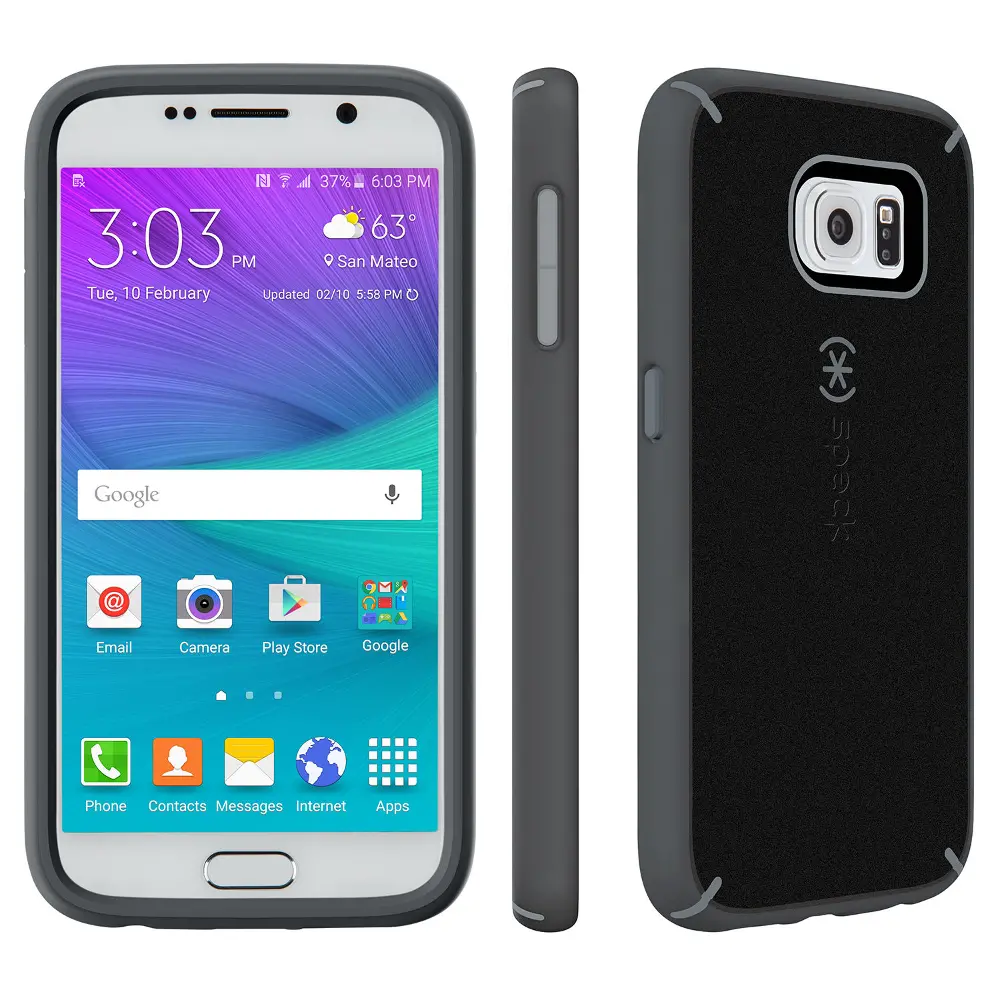 Speck MightyShell Case for Samsung Galaxy S6 - Black-1