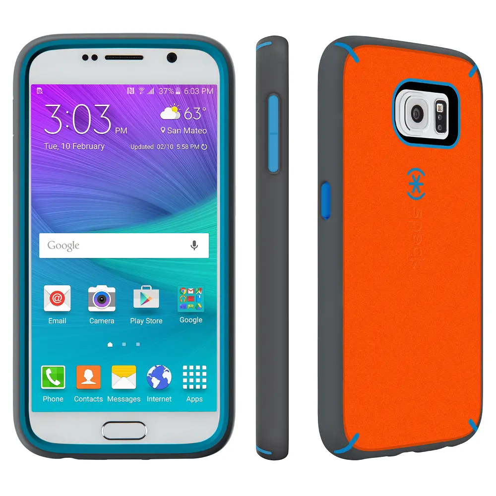 Speck MightyShell Case for Samsung Galaxy S6 - Carrot Orange-1