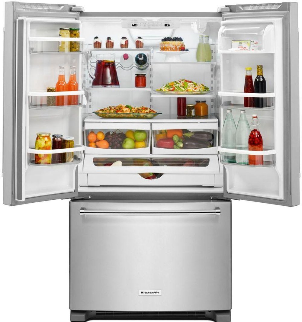 Kitchenaid French Door Refrigerator 36 Inch Stainless Steel Kitchenaid French Door Refrigerator 36 Inch Stainless Steel Counter Depth Rc Willey Furniture