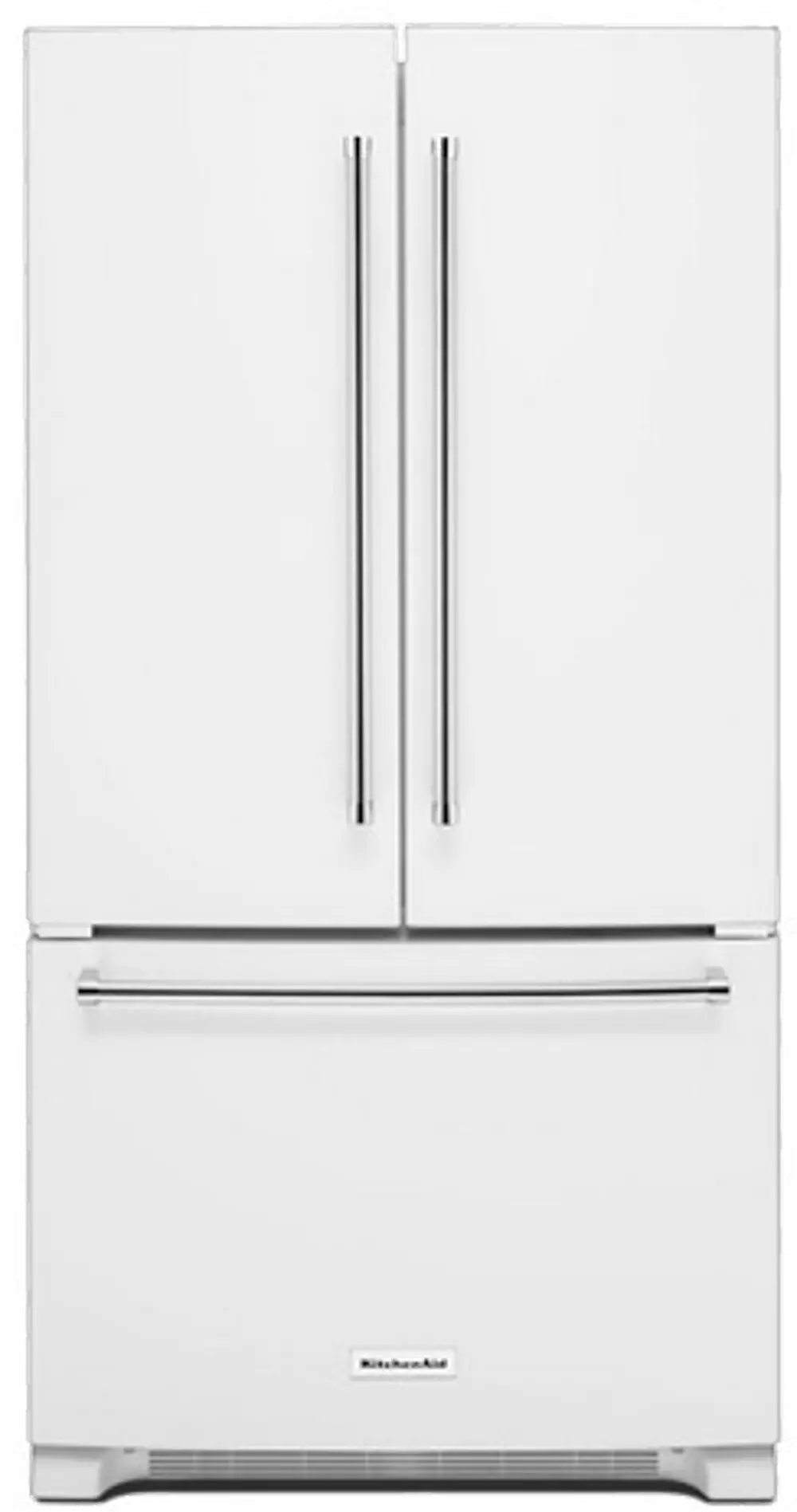 KRFC300EWH KitchenAid Counter Depth French Door Refrigerator - 20 cu. ft., 36 Inch White-1