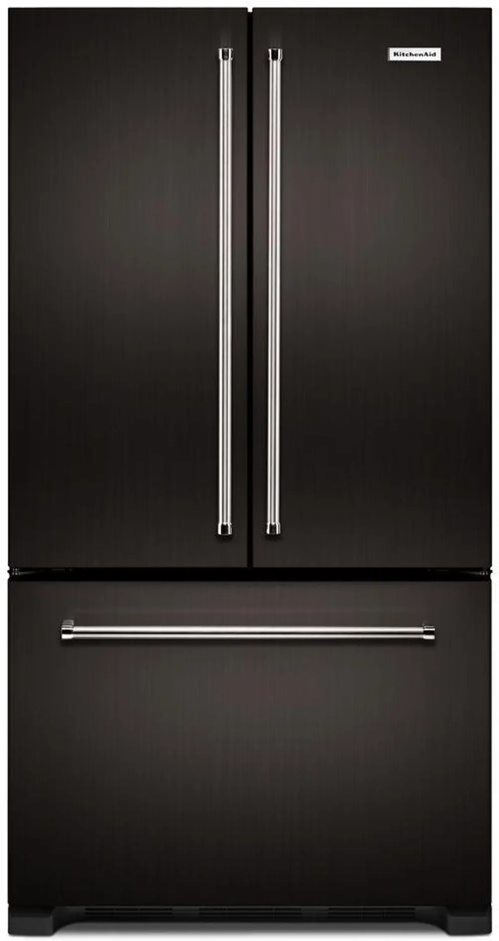 KRFC302EBS KitchenAid Counter Depth French Door Refrigerator - 22 cu. ft., 36 Inch Black Stainless Steel-1