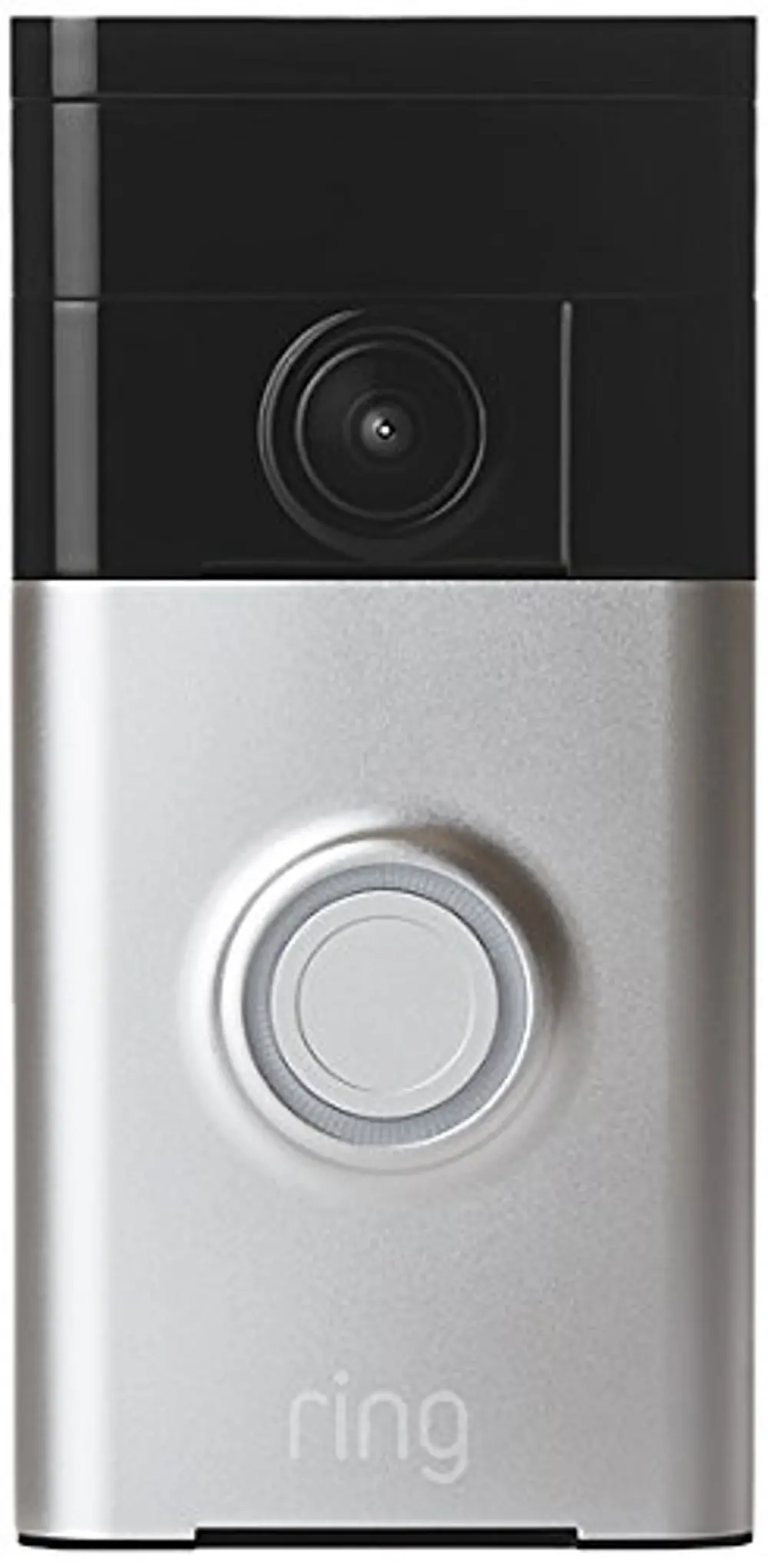 Ring WiFi Enabled Video Doorbell - Satin Nickel-1