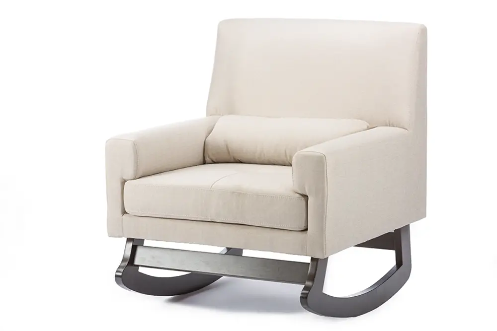 BBT5121-LIGHT-BEIGE Modern Beige Rocking Chair - Empire-1