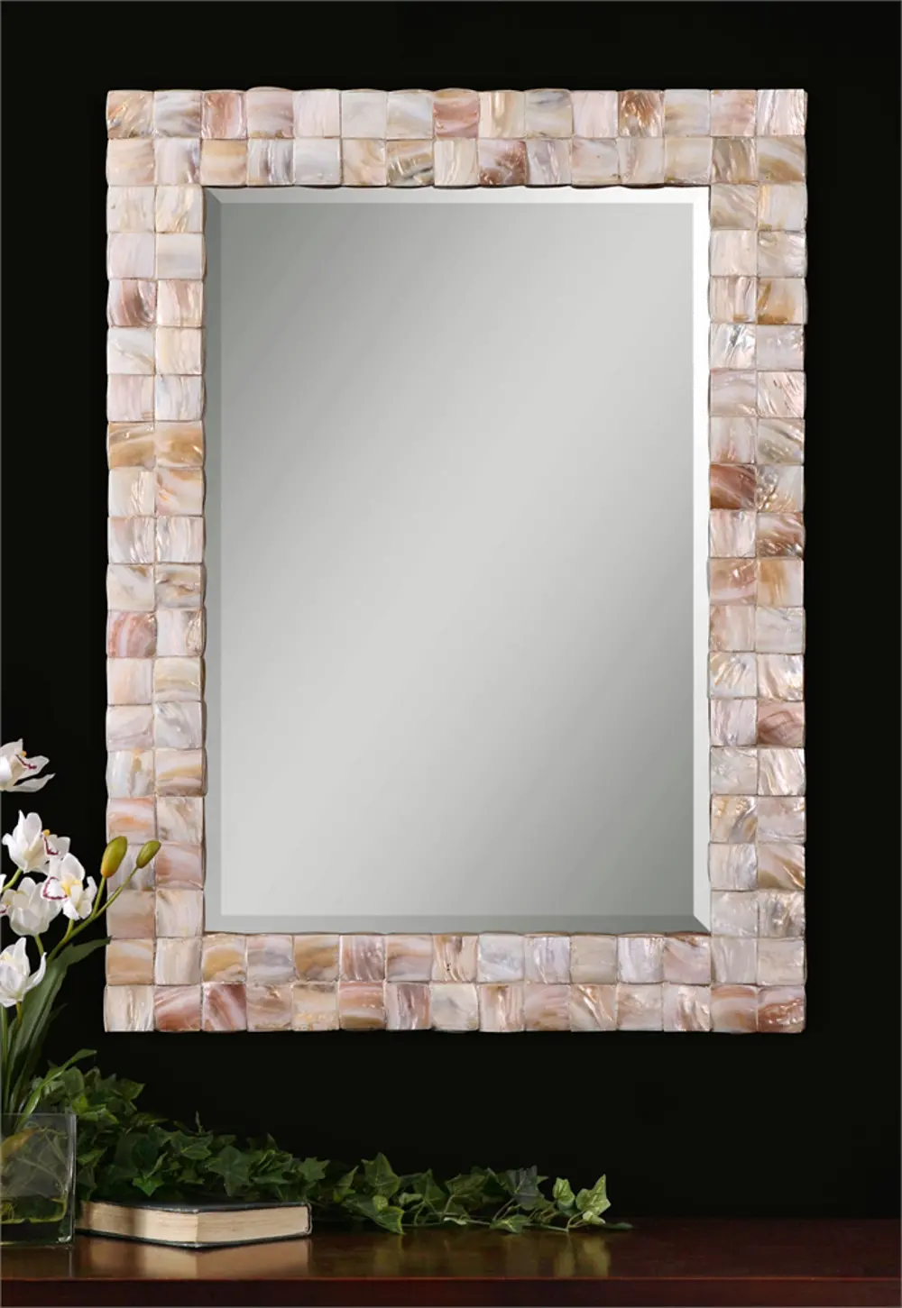 Mother Of Pearl Wall Mirror-1