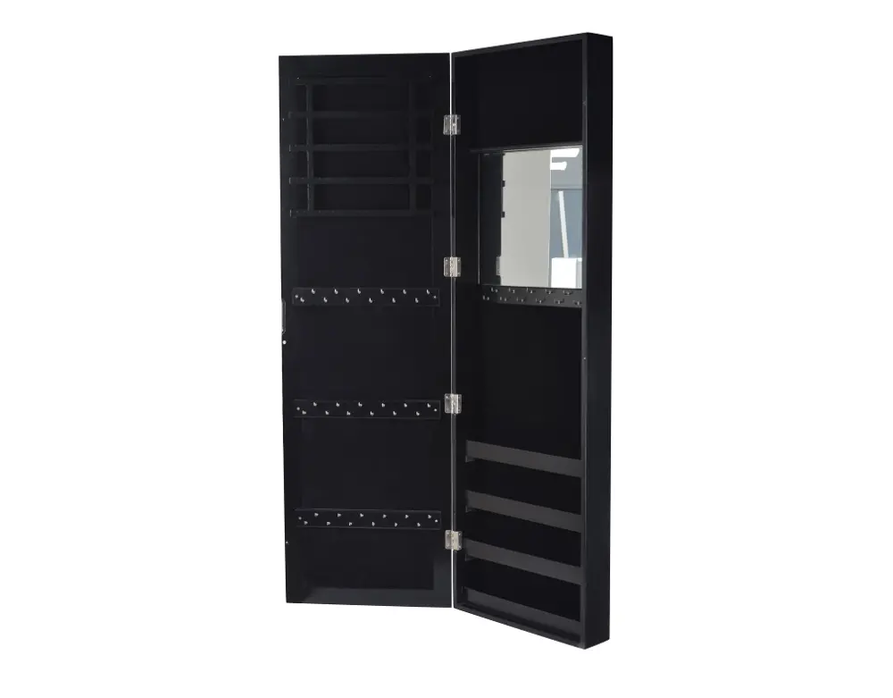 GLD12211-WHITE White Jewelry Armoire - Reflections-1