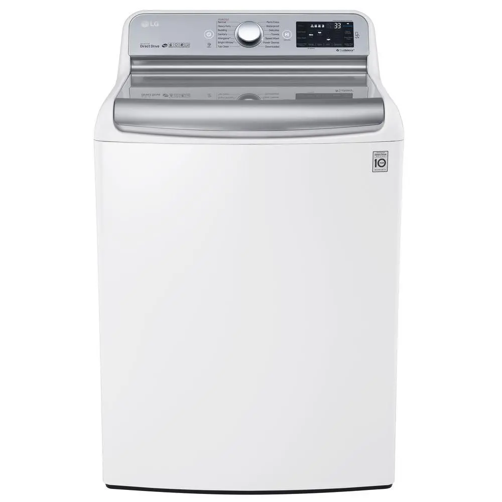WT7700HWA LG 5.7 cu. ft. Top Load Steam Washer - White-1